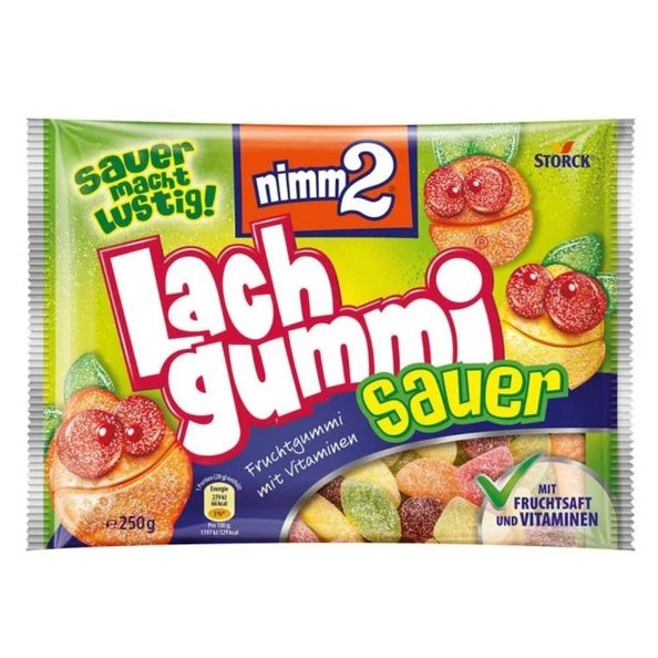 Nimm2 | Lachgummi Zuur | 250 gram