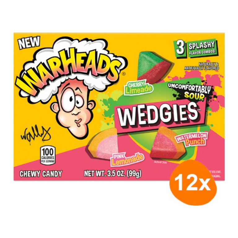 Warheads | Wedgies Theater Box | 12 stuks