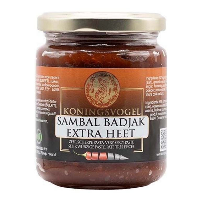 Koningsvogel | Sambal Badjak Heet | 280 gram