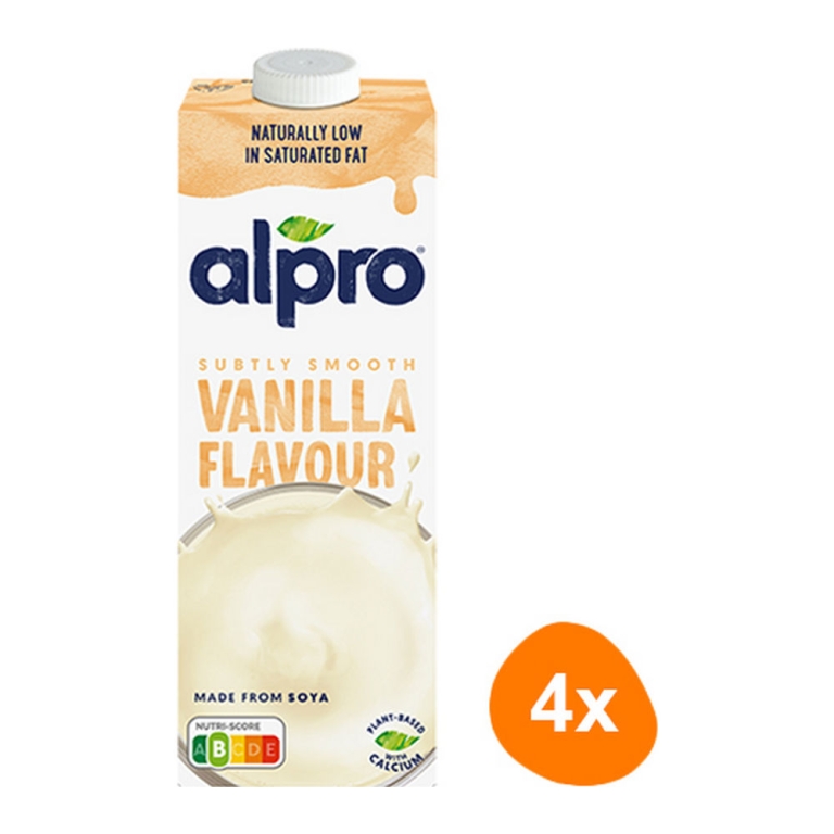 Alpro | Soja Drink Vanille | 4 x 1 liter