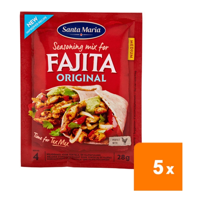 Santa Maria | Fajita Seasoning Mix | 5 x 28 gram