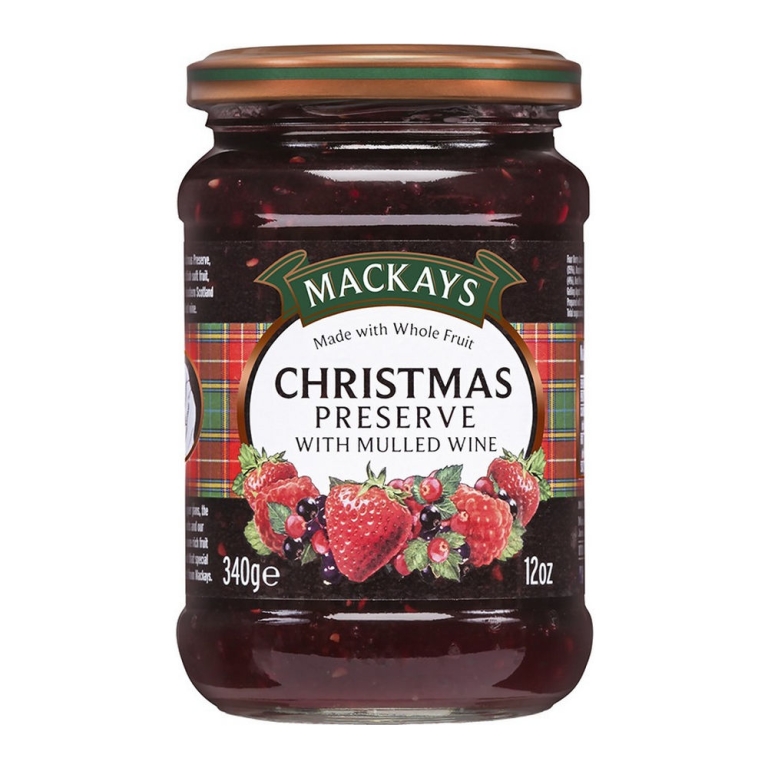 Mackays | Christmas Preserve With Mulled Wine | 340 gram