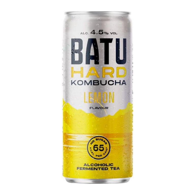 Batu | Hard Kombucha Lemon Blik | 12 x 25 cl