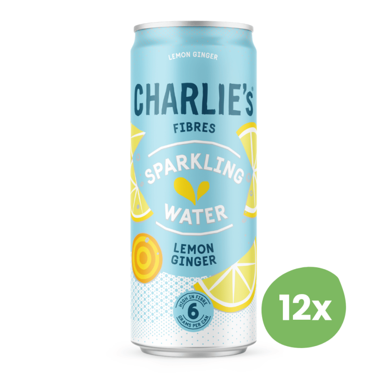 Charlie's | Fibers Lemon Ginger Blik | 12 x 33 cl