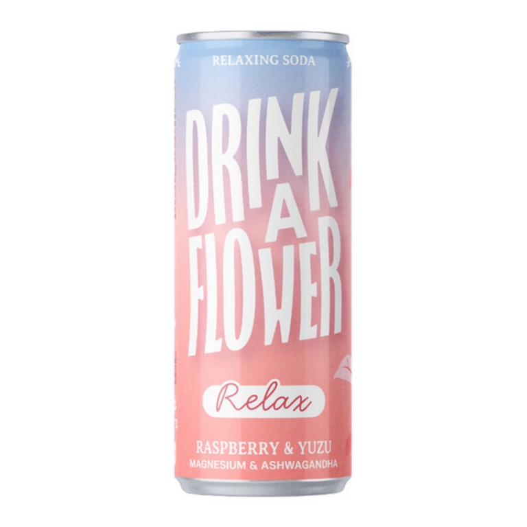Drink A Flower | Relax Raspberry & Yuzu | 12 x 25 cl