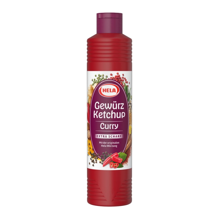 Hela | Gewürz Ketchup Curry- Extra Scharf | 800 ml