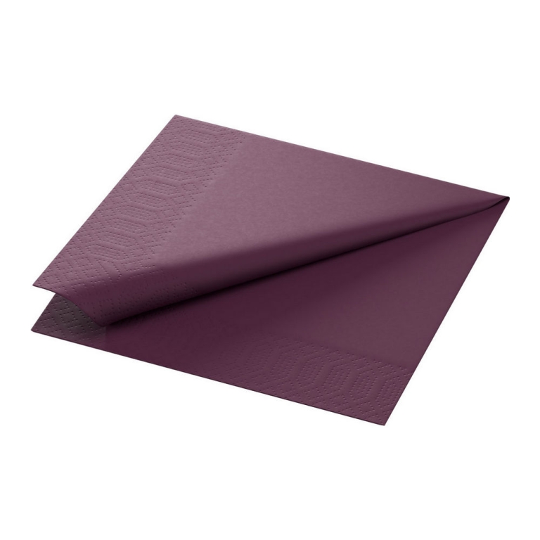 Duni | Soft Servetten Paars 33x33 | 125 stuks