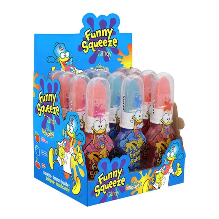 Funny Candy | Squeeze Pop | 12 x 55 gram