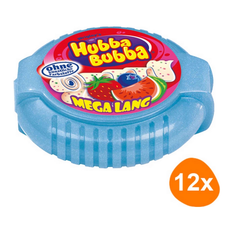Wrigley's | Hubba Bubba Mega Long Triple Mix | 12 stuks