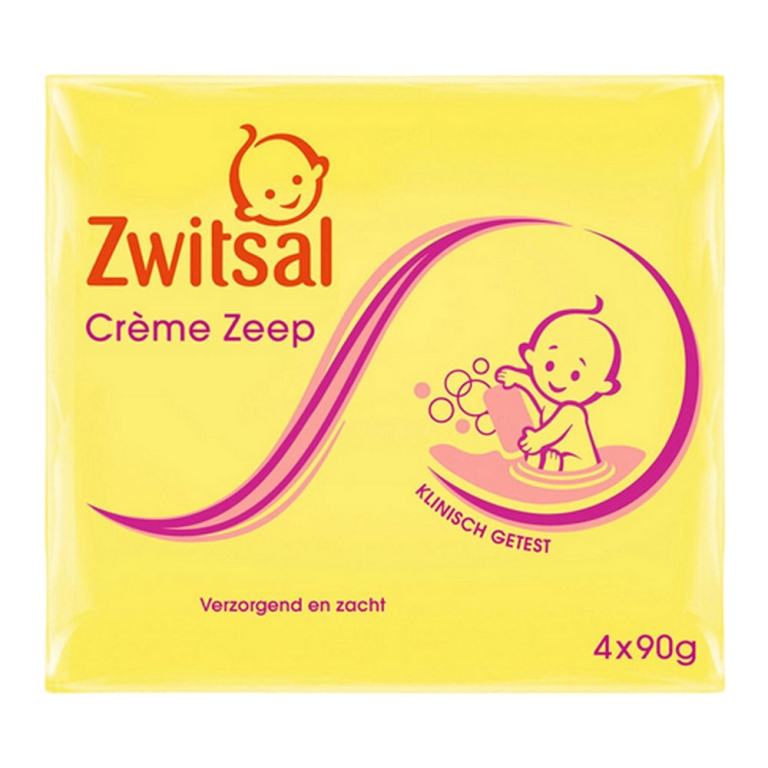 Zwitsal | Creme Zeep | 4 x 90 gram