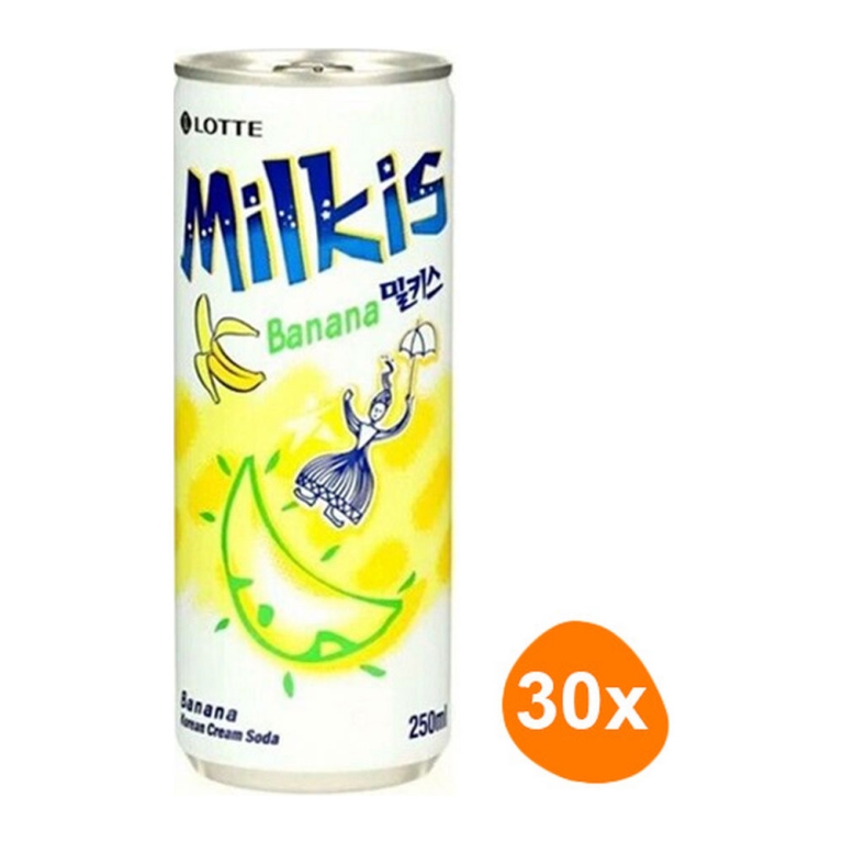 Lotte | Milkis Frisdrank Banaan | 30 x 250 ml