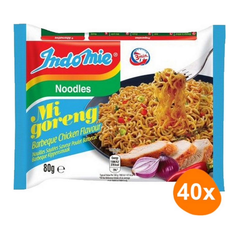 Indomie | Instant Noedels Mi Goreng Bbq Chicken | 40 stuks