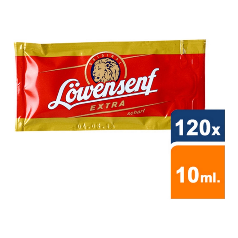 Lowensenf | Mosterd Extra Scherp | 120 x 10 ml
