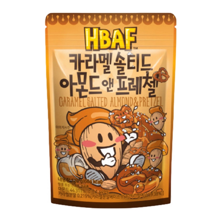 HBAF | Caramel Salted Almond & Pretzel | 120 gram