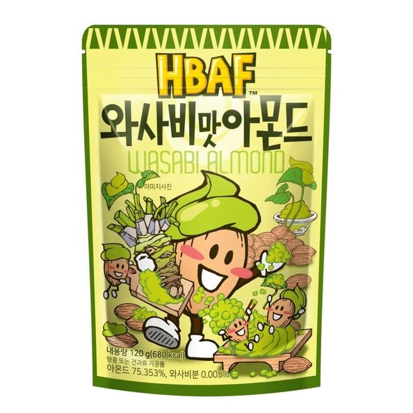 HBAF | Wasabi Almond | 120 gram