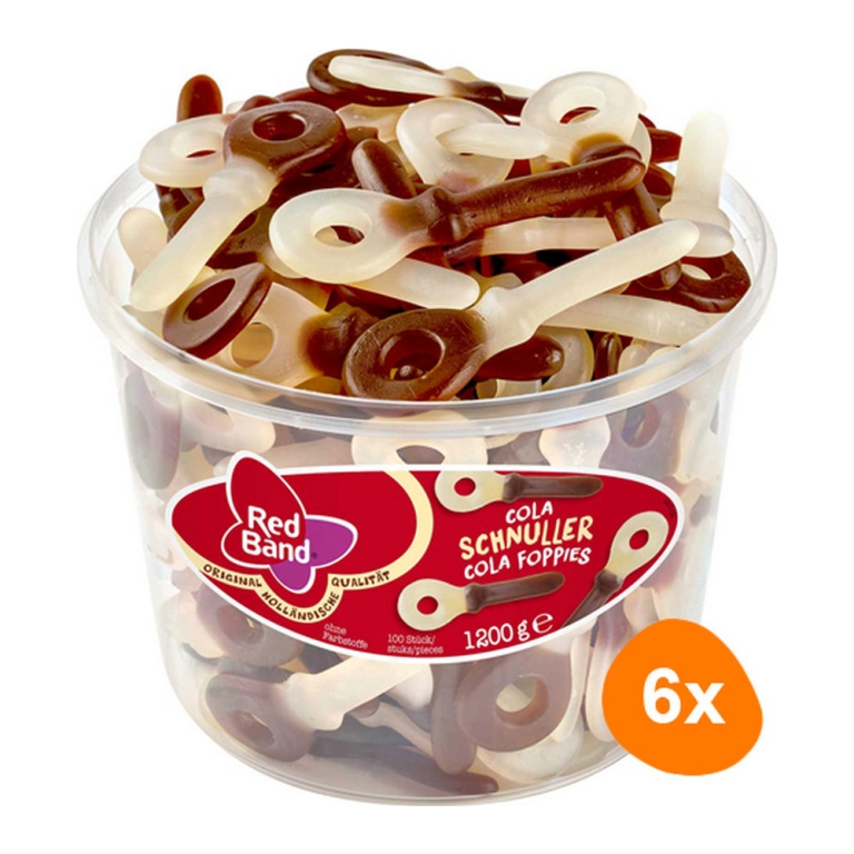 Red Band | Redband Cola Schnullers (D) | 6 x 1200 gram