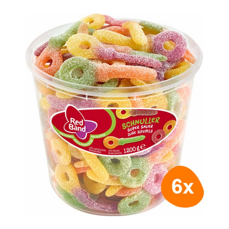 Red Band | Redband Schnuller Super Saur (D) | 6 x 100 stuks