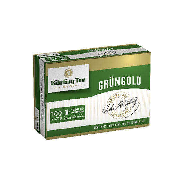 Bunting Tee | Grungold Teebeutel Pak | 10 x 100 stuks