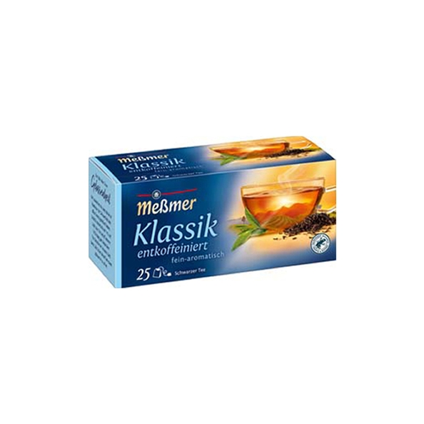 Messmer | Klassik Entcoffeiniert | 12 x 25 x 1,75 gram