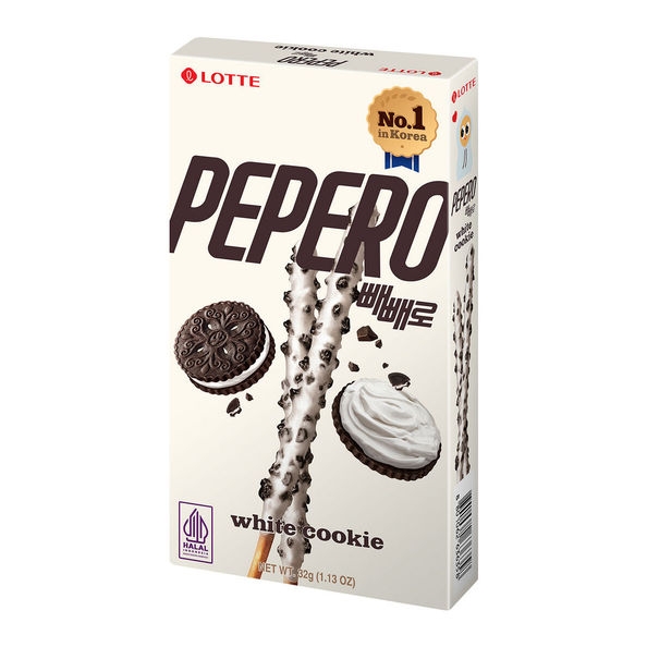 Lotte Pepero | White Cookie | 40 x 32 gram