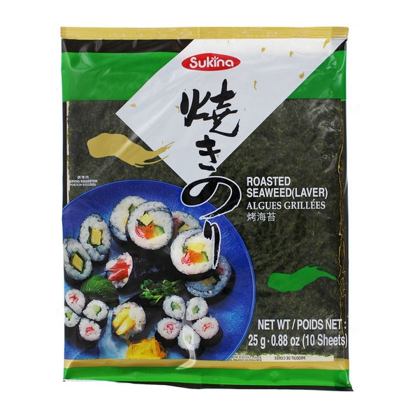 Sukina | Seaweed Yaki Sushi Nori White | 50 x 25 gram