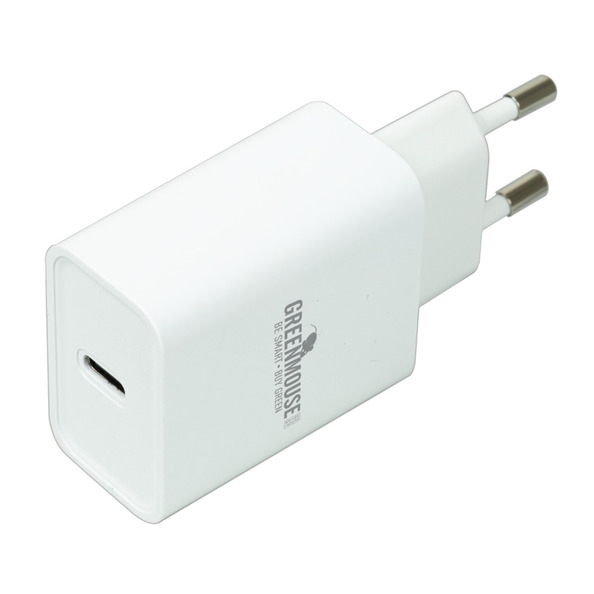 Greenmouse | Wall Charger 20W Usb-c Wit | 5 stuks