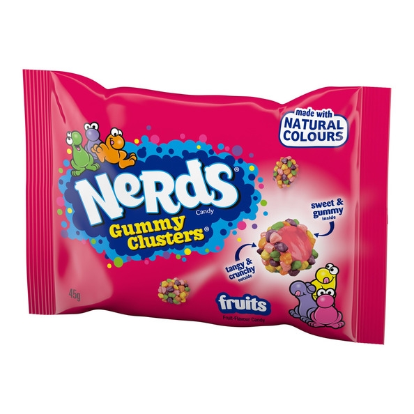 Nerds | Gummy Clusters Fruits | 20 x 45 gram