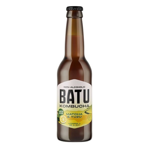 Batu | Kombucha Yuzu & Matcha Fles | 12 x 33 cl