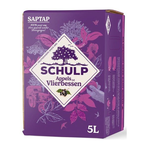 Schulp | Saptap Appel/Vlierbes | 5 liter