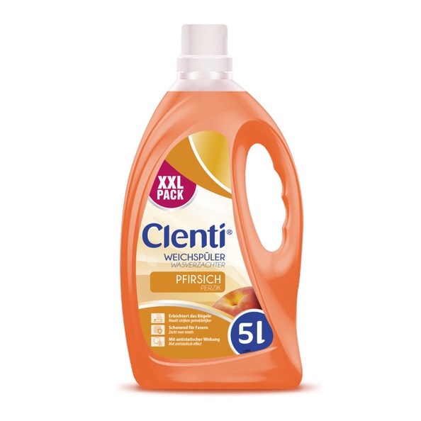 Clenti | Fabric Softener Peach | 2 x 5 liter