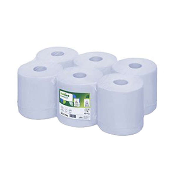 Satino | CF1 Midi Poetsrol Blauw 2lgs 150mtr | 6 stuks