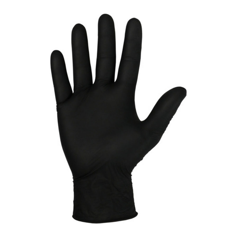 Bodyguards | Handschoen Nitril Zwart Ongepoederd XL | 100 stuks