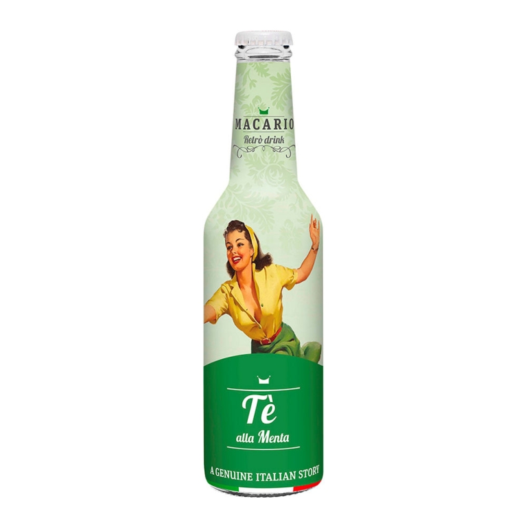 Macario Retro Drink | Tè Alla Menta | 12 x 275 ml