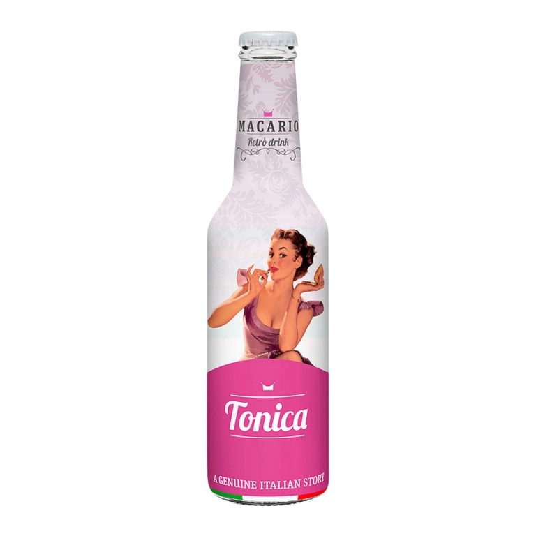 Macario Retro Drink | Tonica Tonic Water | 12 x 275 ml