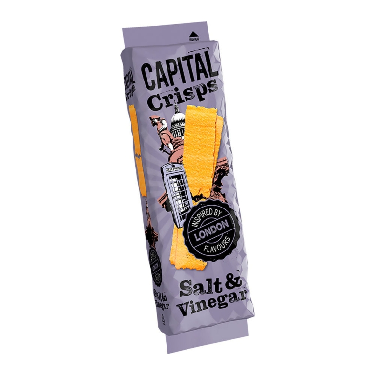 Capital Crisps | London - Salt & Vinegar | 20 x 75 gram