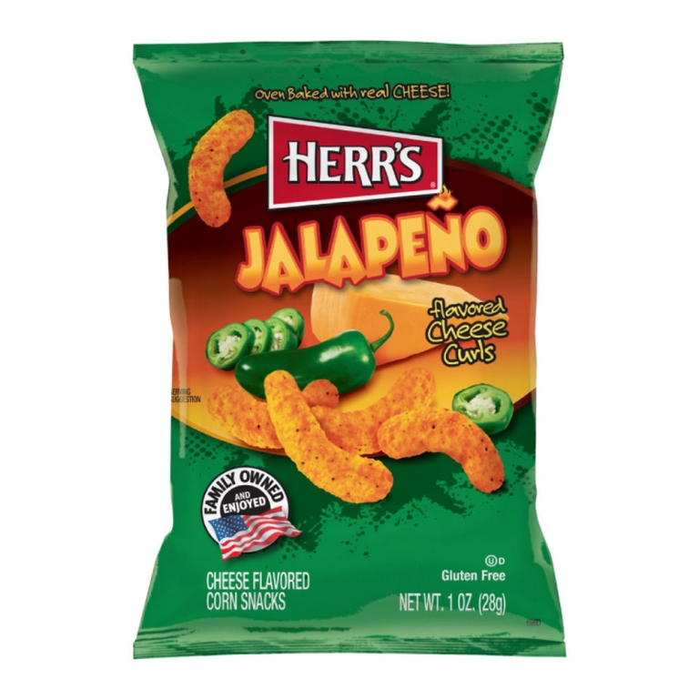 Herr's | Jalapeno Curls | 42 x 28,4 gram