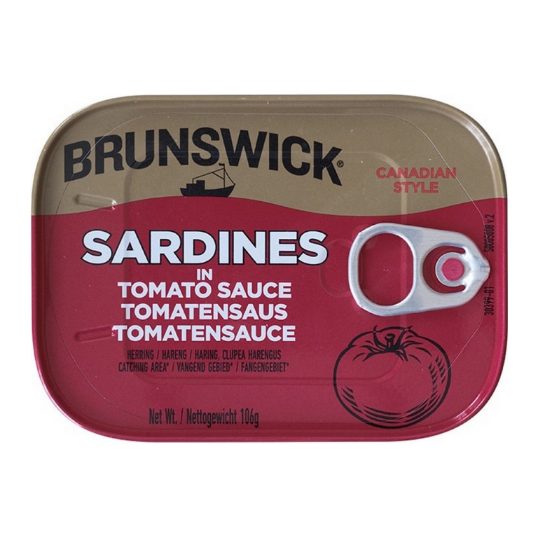 Brunswick | Sardines Tomato Sauce | 12 x 106 gram