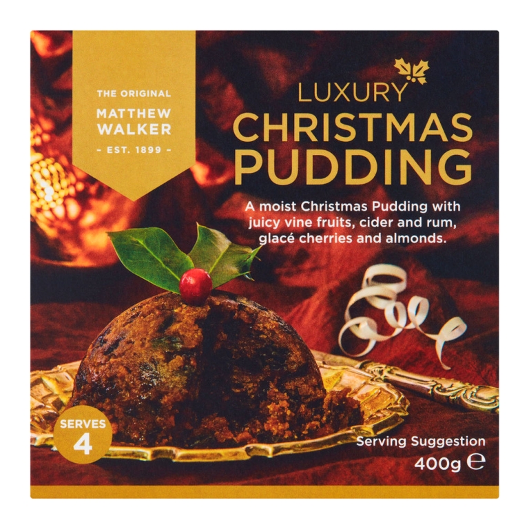 Matthew Walker | Luxury Christmas Pudding | 12 x 400 gram