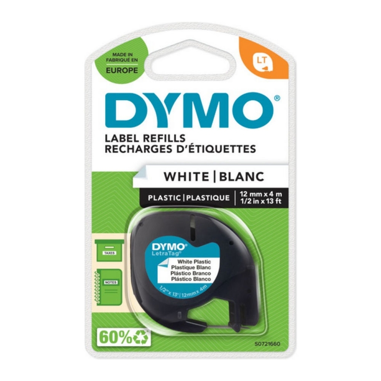 Dymo | LetraTag Tape | 12 x 4 mm | 1 Rol