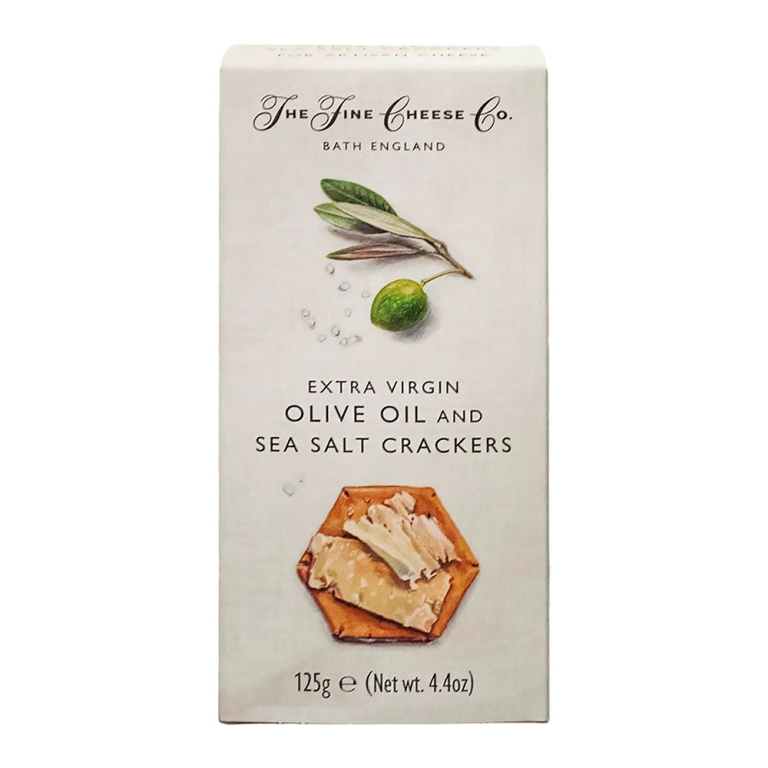 The Fine Cheese Company | Olive Oil & Sea Salt Crackers Doos | 6 x 125 gram