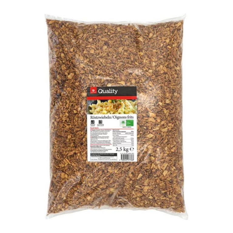 Transgourmet | Quality Röstzwiebeln | 2 x 2,5 kg