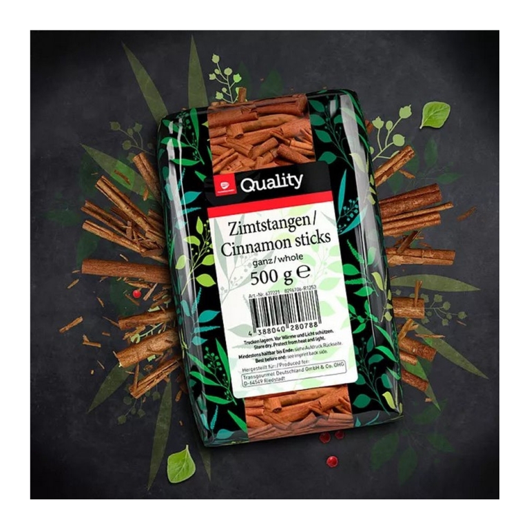 Transgourmet | Quality Zimtstangen Ganz | 10 x 500 gram