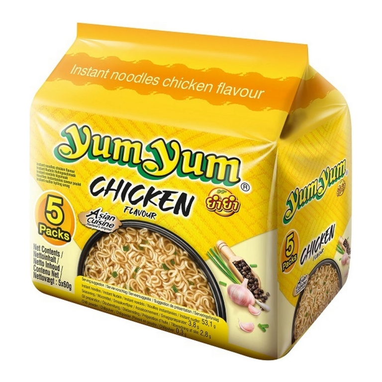 Yum Yum | Kip Bami Soep 5-pack 5x60gr | 6 x 60 gram
