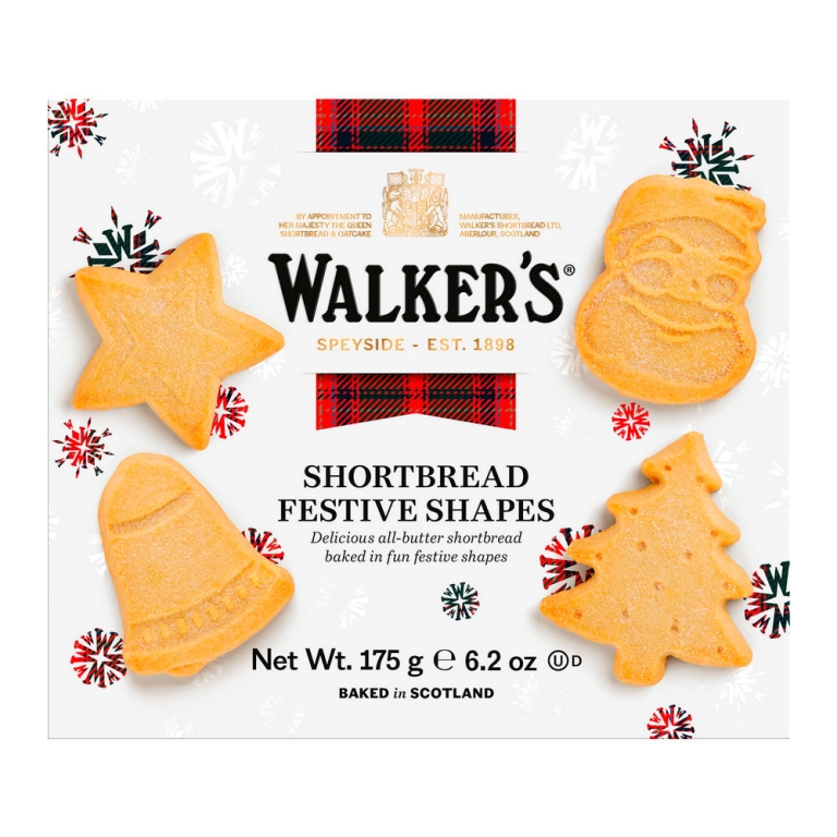 Walker's | Festive Shapes Doos | 12 x 175 gram