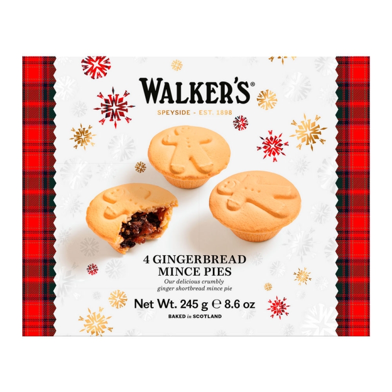 Walker's | Mince Pies Gingerbread Doos | 12 x 245 gram