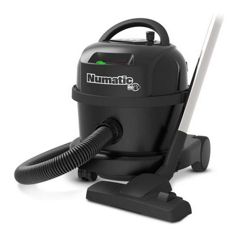 Numatic | Henry stofzuiger | PPR240 ReFlo | Zwart | incl. AS0 kit