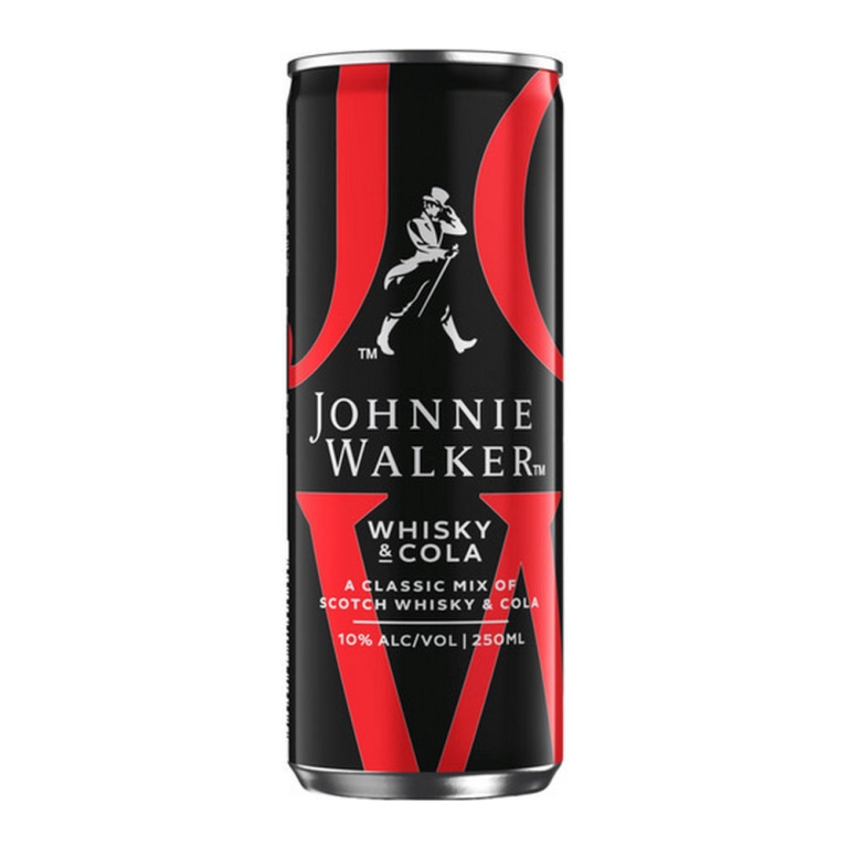 Johnnie Walker | Whisky & Cola Blik | 12 x 25 cl
