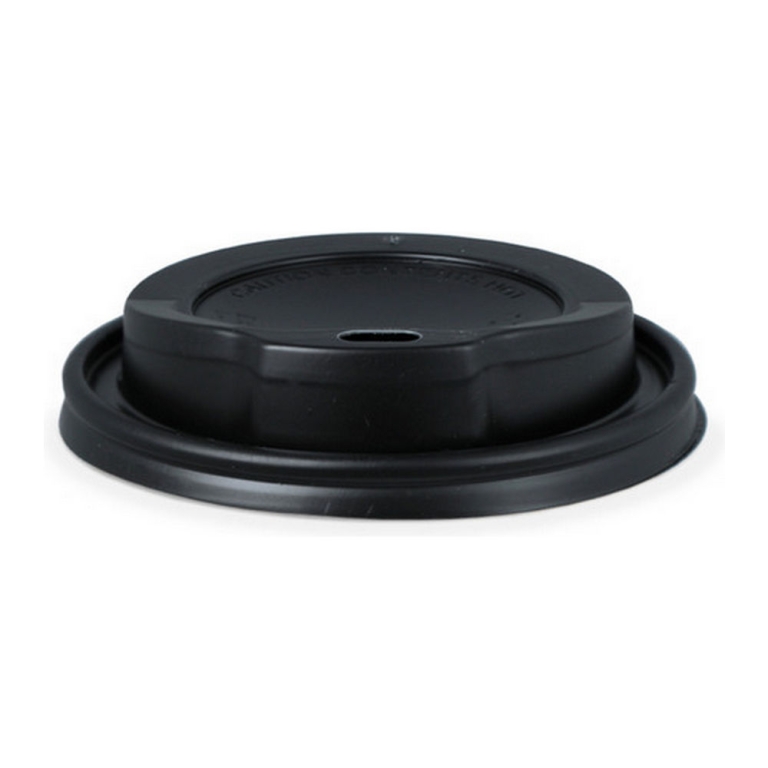 Deksel To Go Zwart 90mm | 50 stuks