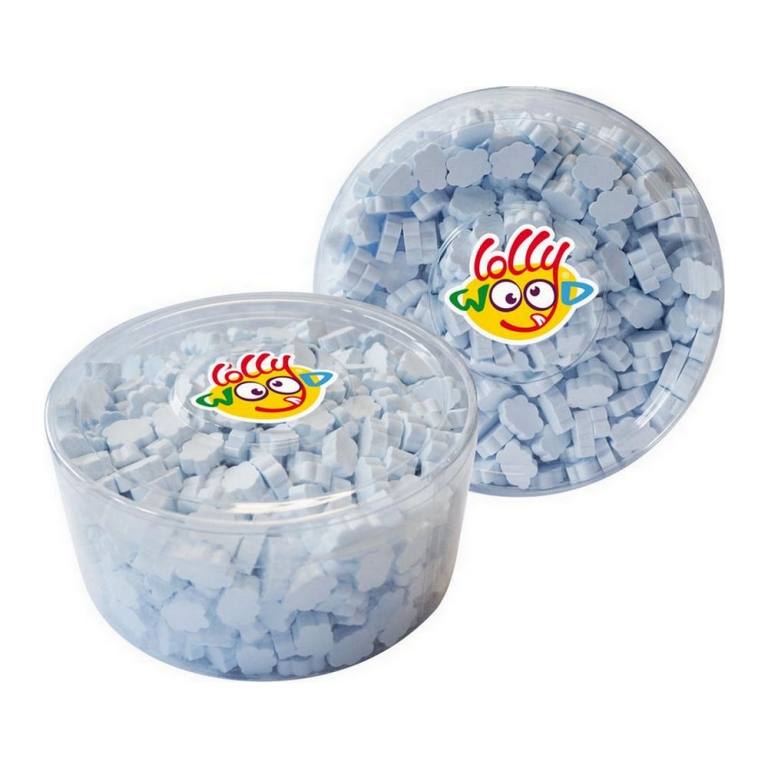Lollywood | Dextrose Wolken Blauw Bosbes Silo | 850 gram