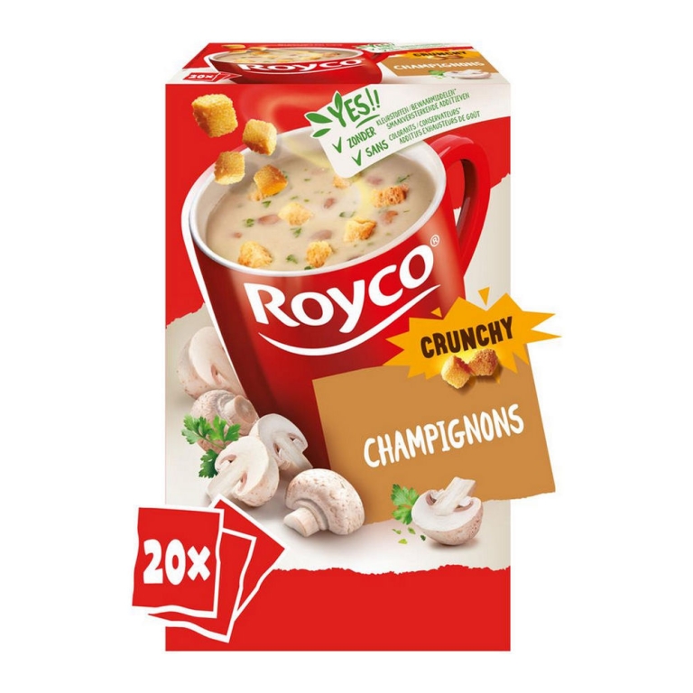 Royco | Crunchy Champignons | 20 stuks